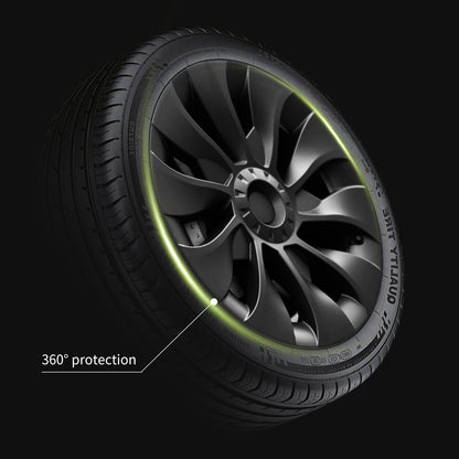 Model 3 Hubcaps Design for Tesla Model 3 (2017-2023) Wheel Cover 4PCS 18 Inch Sakura Replacement