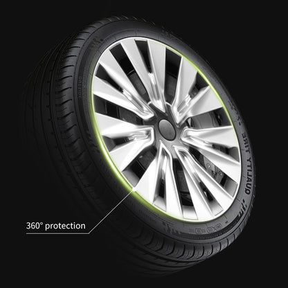 Tesla Wheel Caps Model Y Induction Wheel Covers 19 inch Silver 4PCS for New Turbine Hubcaps