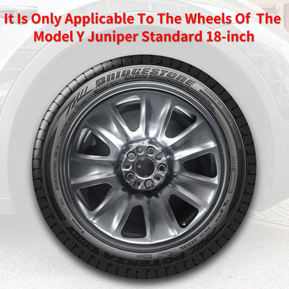 MOTENIO Tomahawk 18" Wheel Covers for Tesla Model Y Juniper with Aperture Wheels (2026-Present) - 4PCS