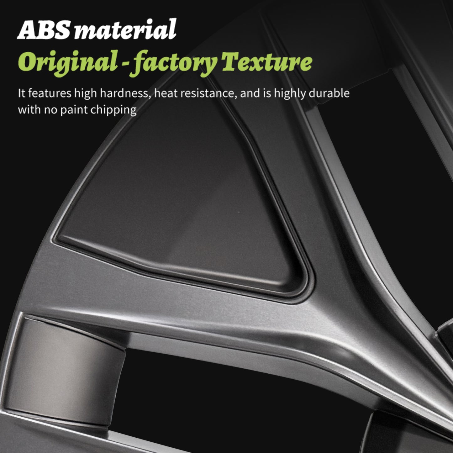 Fit for Tesla 19 Inch Model Y 2020-2024 Hubcap 4PCS Arachnid Style Grey Black Wheel Covers