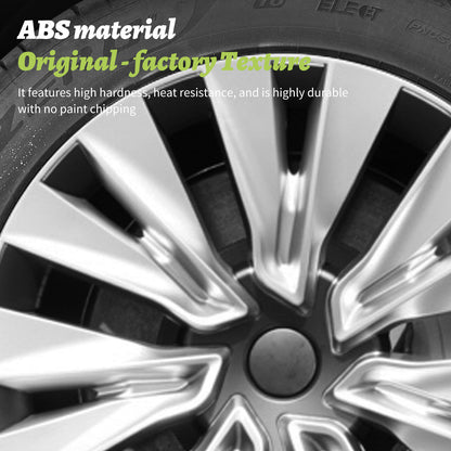 Tesla Wheel Caps Model Y Induction Wheel Covers 19 inch Silver 4PCS for New Turbine Hubcaps