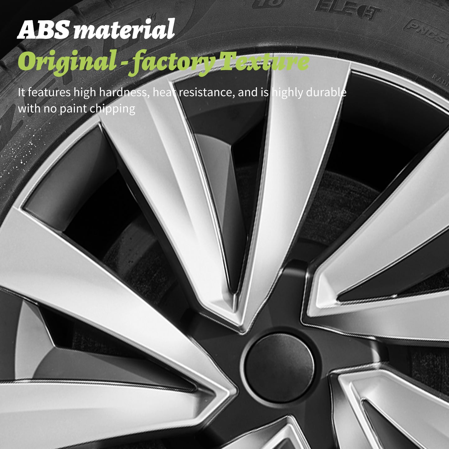 Design for Tesla Juniper Model Y 2025 2026 Wheel Cover Protect Rim 19'' Turbine Hubcaps