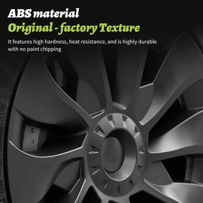 Model 3 Hubcaps Design for Tesla Model 3 (2017-2023) Wheel Cover 4PCS 18 Inch Sakura Replacement