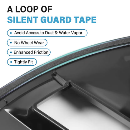 For Tesla Model Y 2020-2024 Wheel Cover Set of 4 19" Hubcaps Turbine Style Replacement Wheel Hub Cover