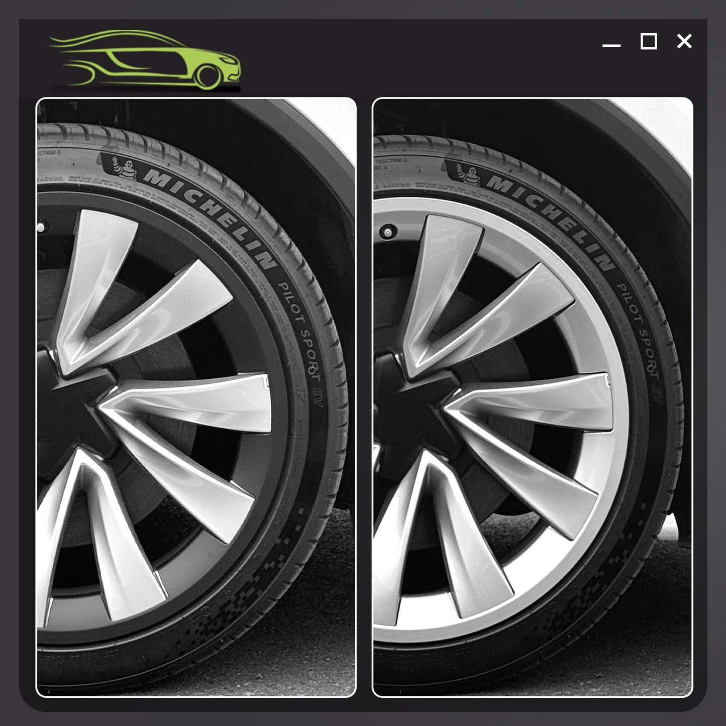For 20" Tesla Model Y Juniper 2025 2026 Wheel Hub Protection Ring – Guard Against Curb Rash & Scratches, Durable ABS Hub Rim Saver Cover for 20-Inch Wheels (Set of 4)