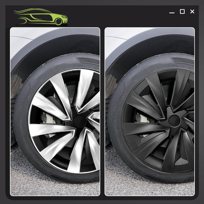 19inch Wheel Cap for Model Y Juniper 2025 Turbine Car Performance Accessories Hub Cap Automobile Wheel Cap Design for Tesla 4PCS