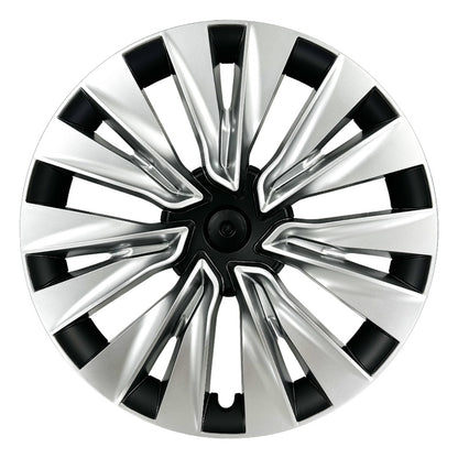 Tesla Wheel Caps Model Y Induction Wheel Covers 19 inch Silver 4PCS for New Turbine Hubcaps