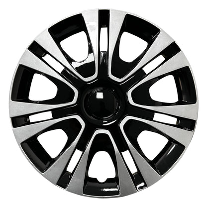 Design for Iron Rim, 15 inch Hubcap Set of 4, 15" Wheel Rim Cover, Compatible/Replacement Wheel cover
