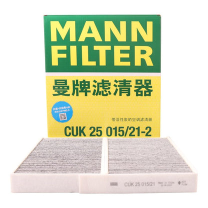 MANN - FILTER CUK25015/21 - 2 Cabin Air Filter for Tesla Model 3/Y - MOTENIO