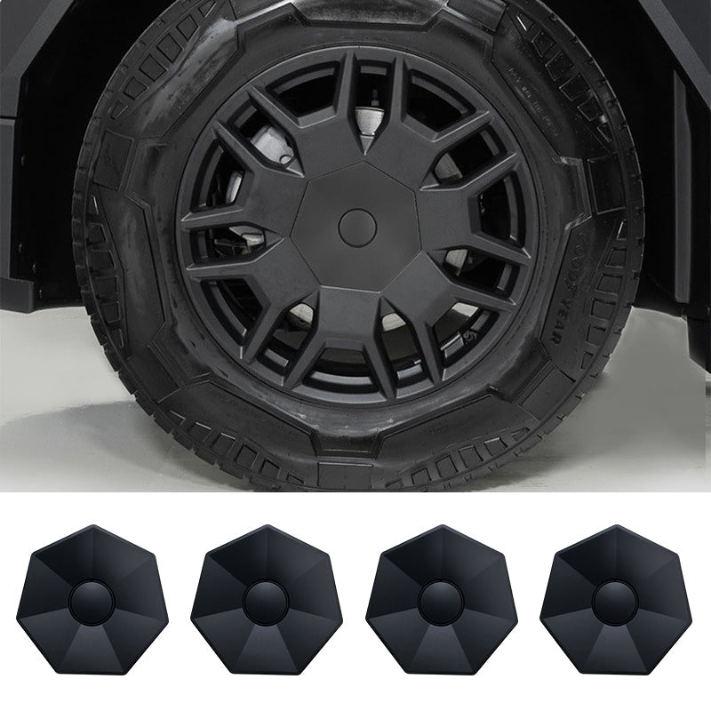 Wheel Center Hub Covers for Tesla Cybertruck with Lug Nut Caps - MOTENIO