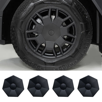 Wheel Center Hub Covers for Tesla Cybertruck with Lug Nut Caps - MOTENIO
