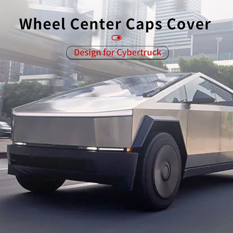 Wheel Center Hub Covers for Tesla Cybertruck with Lug Nut Caps - MOTENIO