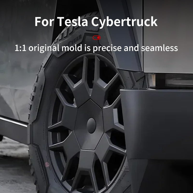Wheel Center Hub Covers for Tesla Cybertruck with Lug Nut Caps - MOTENIO